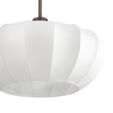 Uma Fabric Pendant 22", Bronze