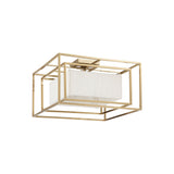 Tilda Pendant 18", Brass and Natural Rope