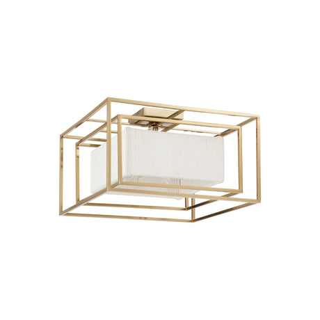 Tilda Pendant 18", Brass and Natural Rope