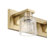 Kurt 2 Light Vanity 15", Satin Brass