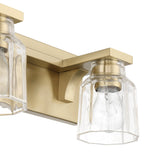 Kurt 3 Light Vanity 24", Satin Brass