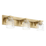 Kurt 3 Light Vanity 24", Satin Brass
