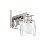 Kurt Vanity Wall Sconce, Polished Nickel