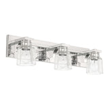 Kurt 3 Light Vanity 24", Polished Nickel