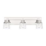 Kurt 3 Light Vanity 24", Polished Nickel