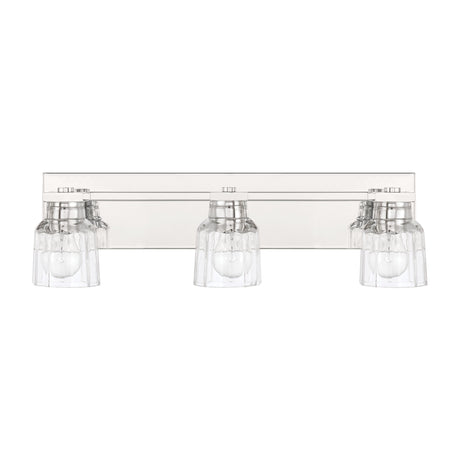 Kurt 3 Light Vanity 24", Polished Nickel