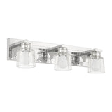 Kurt 3 Light Vanity 24", Polished Nickel