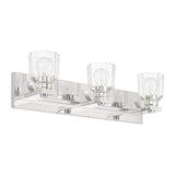 Kurt 3 Light Vanity 24", Polished Nickel