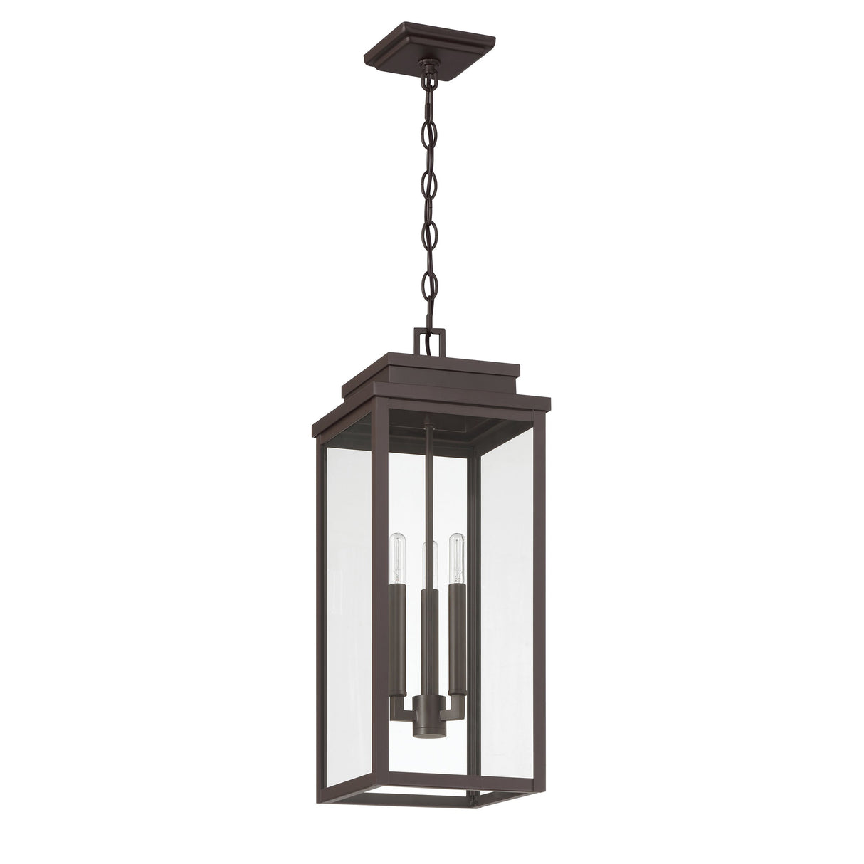 Trevor Outdoor Hanging Light, Large 23", Bronze