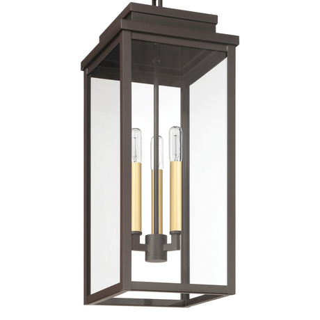 Trevor Outdoor Hanging Light, Large 23", Bronze