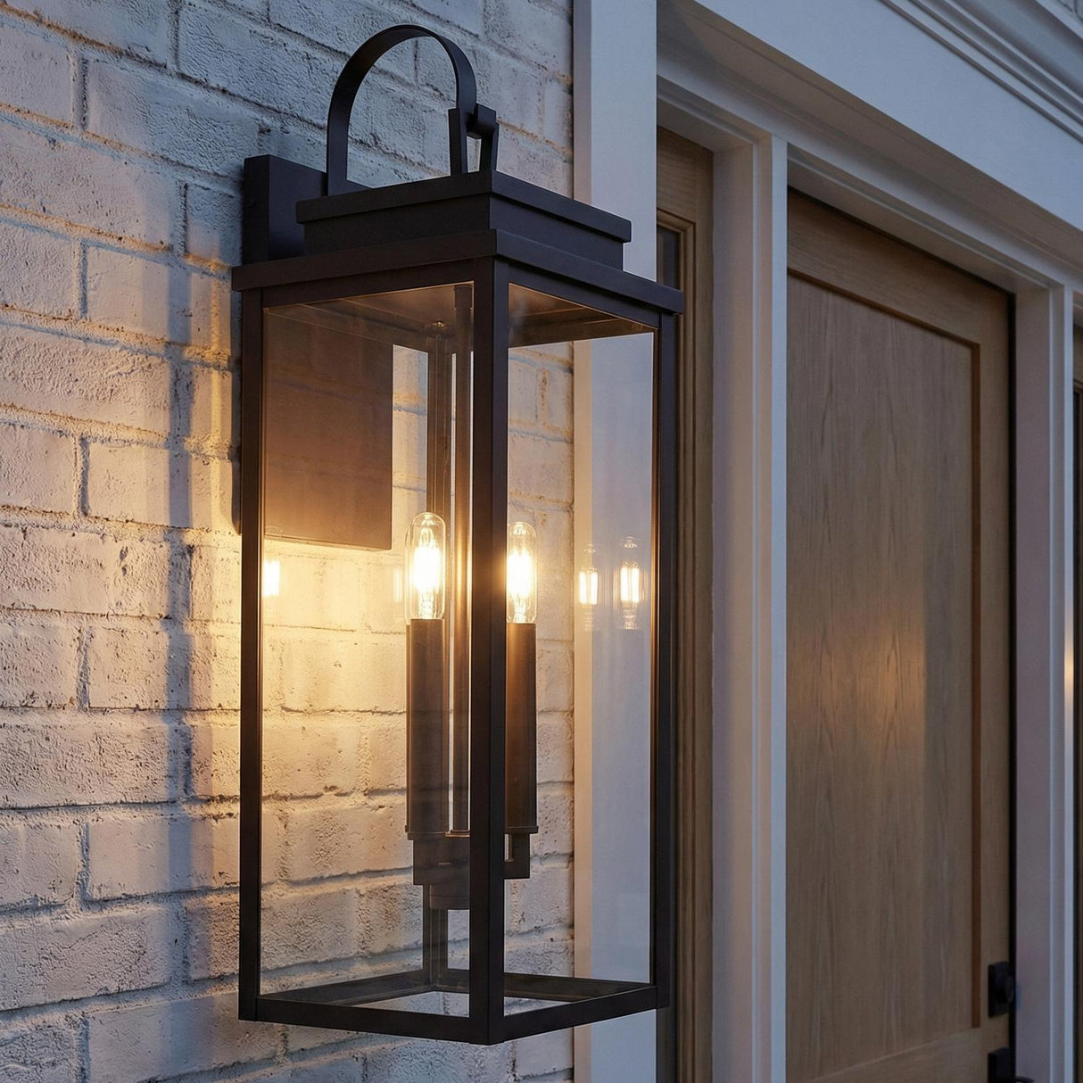 Trevor Outdoor Wall Light, Large 25", Bronze