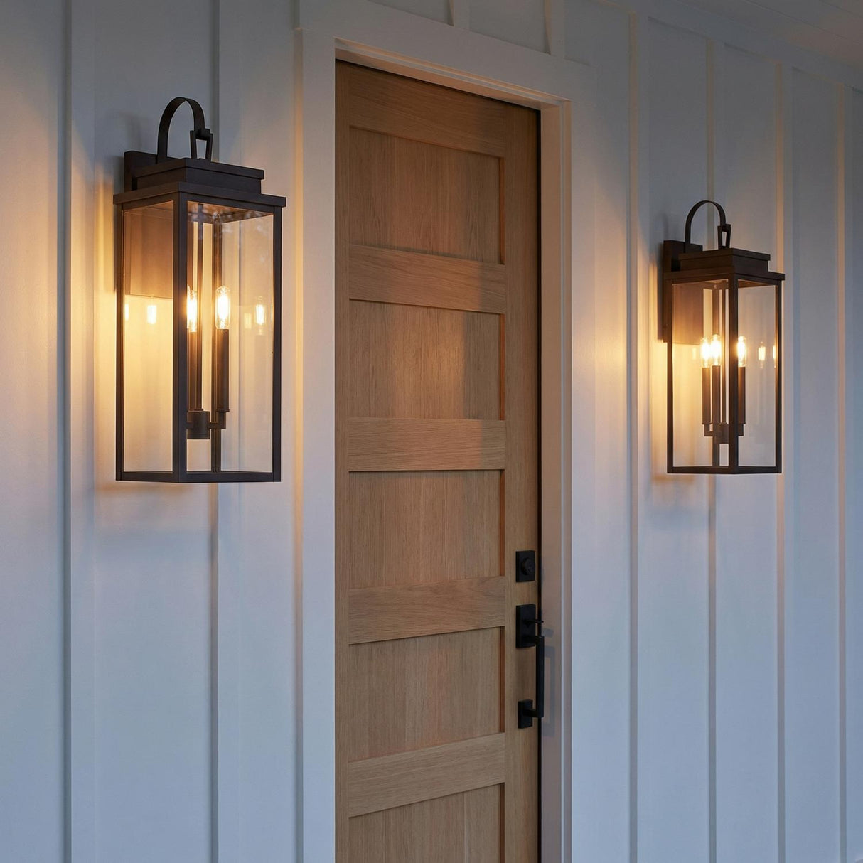 Trevor Outdoor Wall Light, Large 25", Bronze