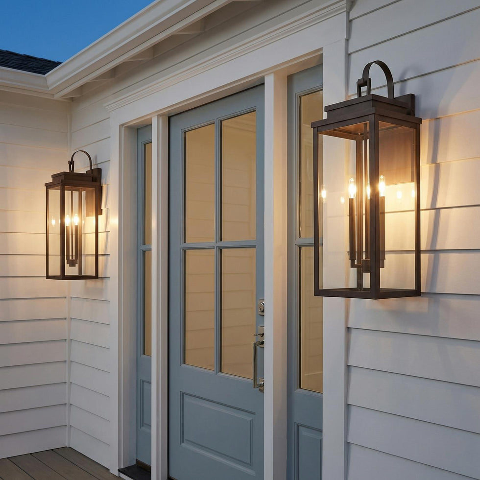 Trevor Outdoor Wall Light, Extra Large 31", Bronze
