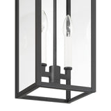 Trevor Outdoor Hanging Light, Medium 18", Black