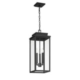 Trevor Outdoor Hanging Light, Large 23", Black