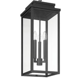 Trevor Outdoor Hanging Light, Large 23", Black