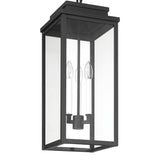 Trevor Outdoor Hanging Light, Large 23", Black