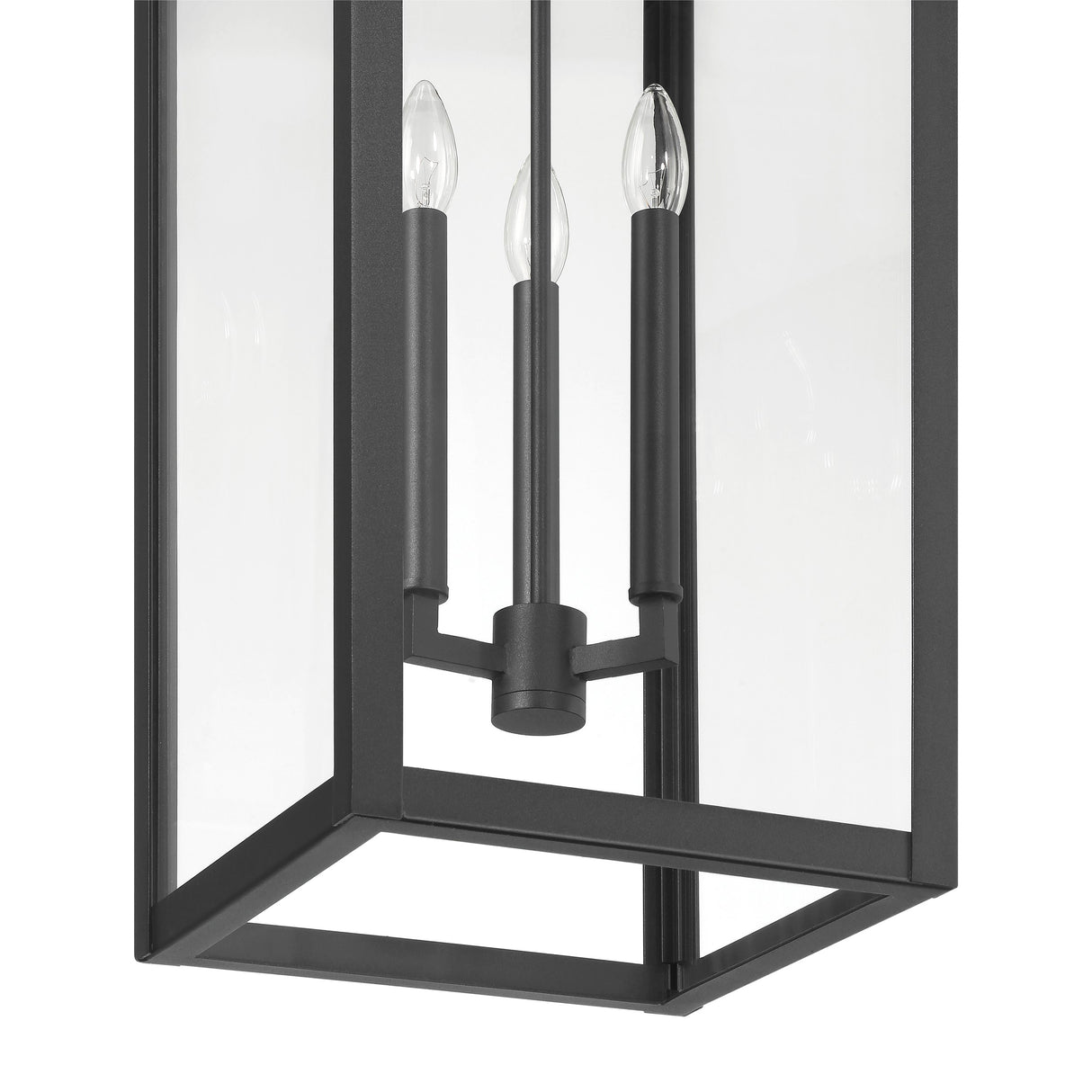 Trevor Outdoor Hanging Light, Extra Large 28", Black