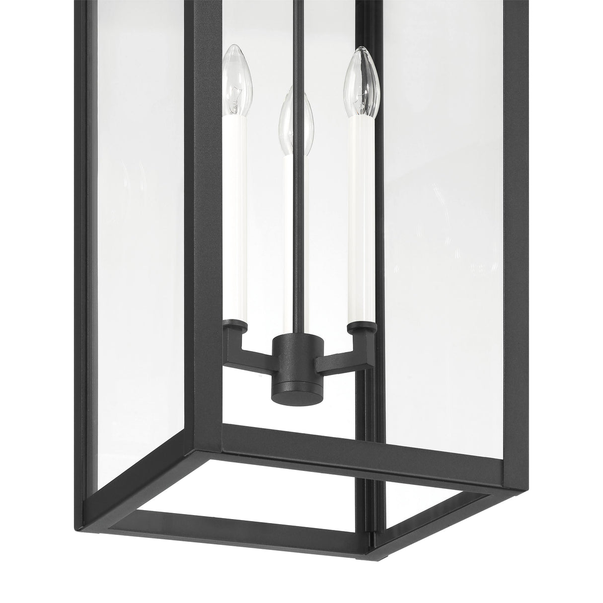 Trevor Outdoor Hanging Light, Extra Large 28", Black