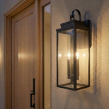 Trevor Outdoor Wall Light, Medium 20", Black