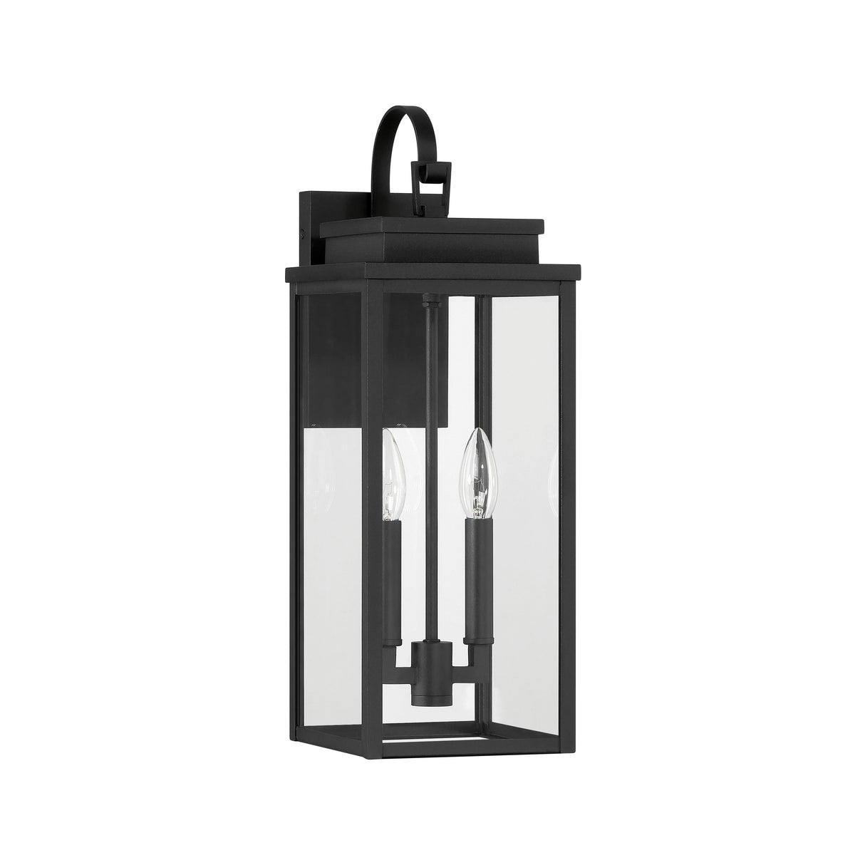 Trevor Outdoor Wall Light, Medium 20", Black