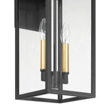 Trevor Outdoor Wall Light, Medium 20", Black