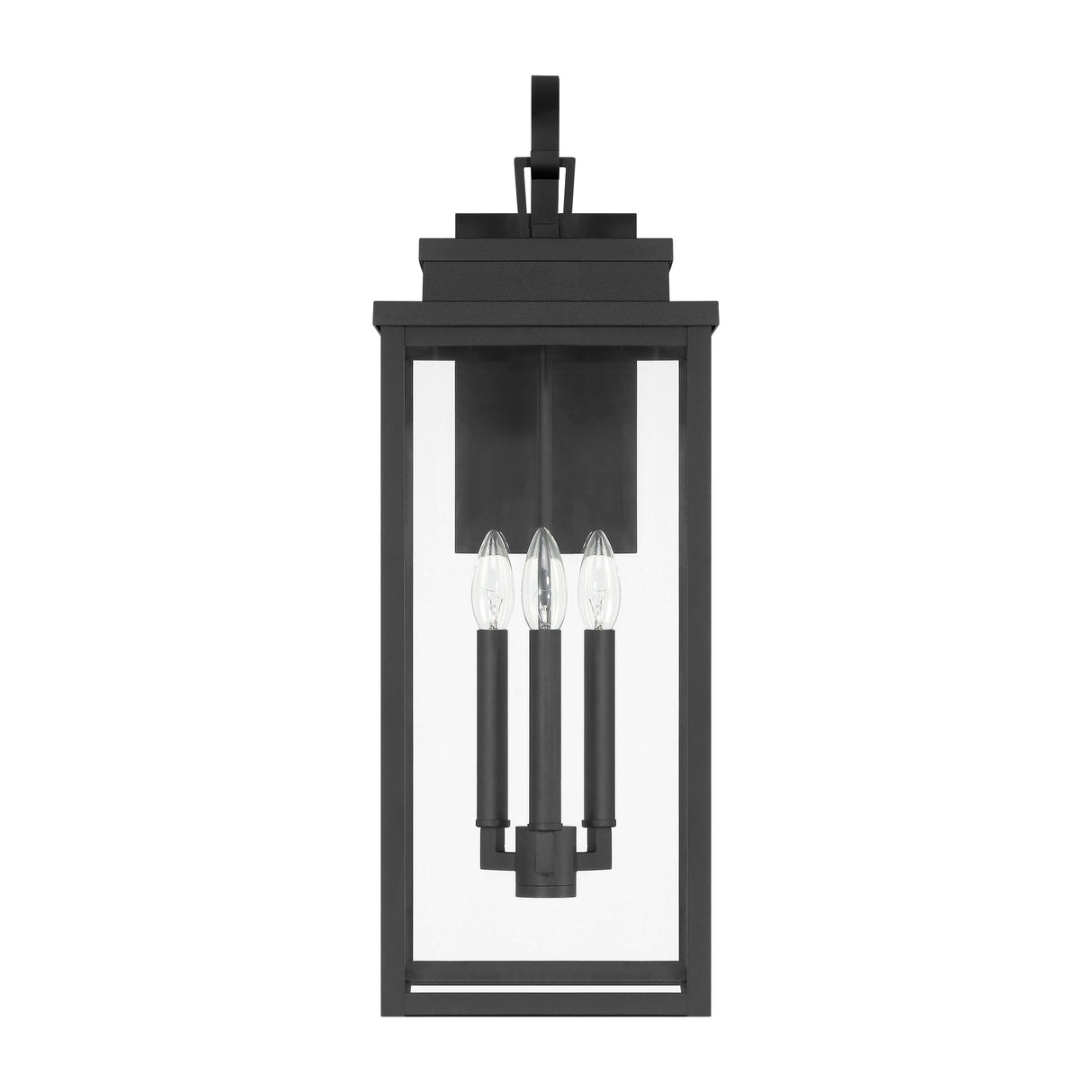 Trevor Outdoor Wall Light, Large 25", Black
