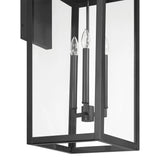 Trevor Outdoor Wall Light, Extra Large 31", Black