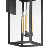 Trevor Outdoor Wall Light, Extra Large 31", Black