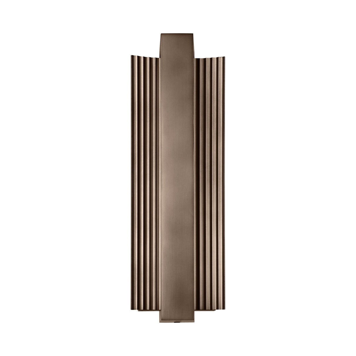 Zenith Outdoor LED Wall Light, Medium 18", Bronze