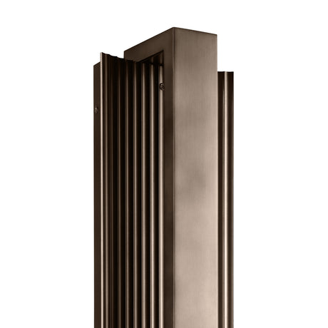 Zenith Outdoor LED Wall Light, Large 24", Bronze