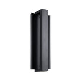 Zenith Outdoor LED Wall Light, Medium 18", Matte Black