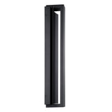 Zenith Outdoor LED Wall Light, Large 24", Matte Black