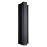Zenith Outdoor LED Wall Light, Large 24", Matte Black