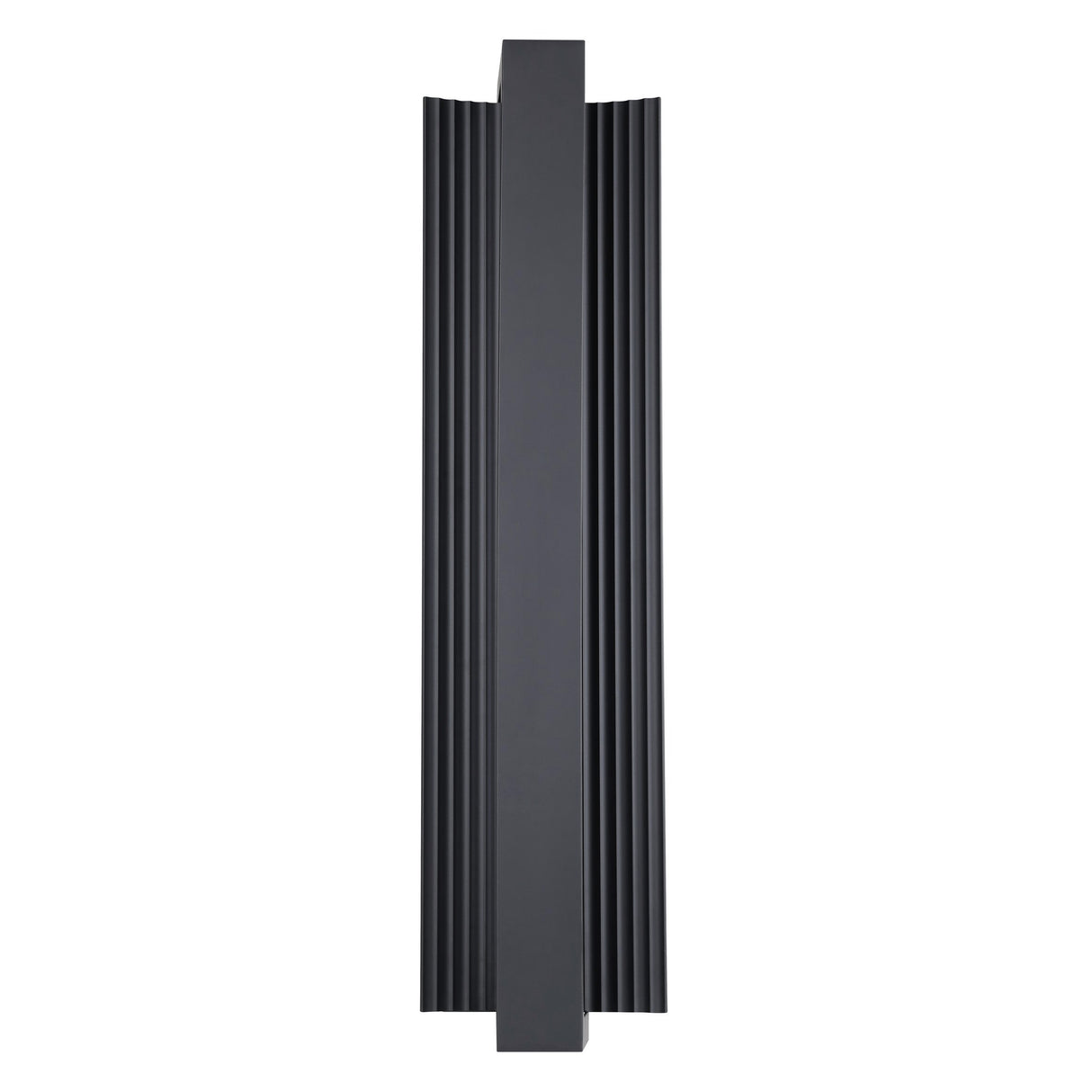 Zenith Outdoor LED Wall Light, Large 24", Matte Black
