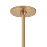 Bianca Extra Large Chandelier 46", Patina Brass and Topaz Glass