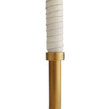 Amadeo Table Lamp 24", Brown and Heritage Brass