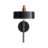 Amadeo Wall Sconce 18", Black and Bronze