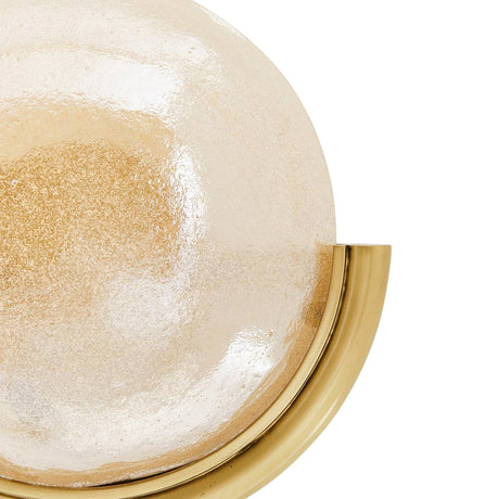 Soleil LED Wall Sconce 11", Antique Brass