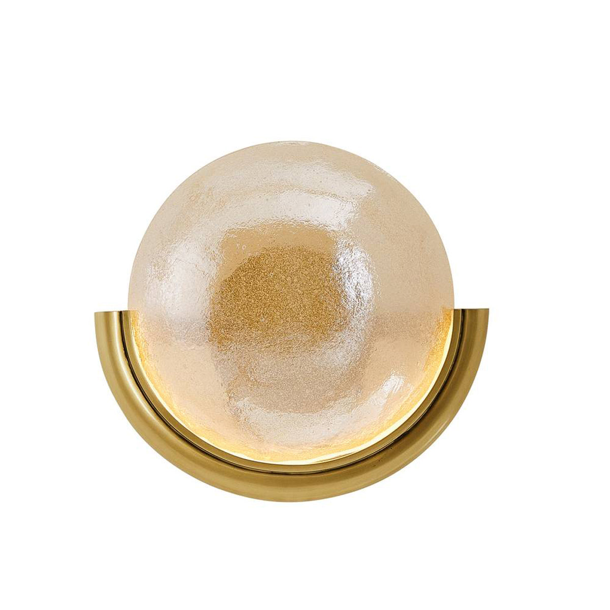 Soleil LED Wall Sconce 11", Antique Brass