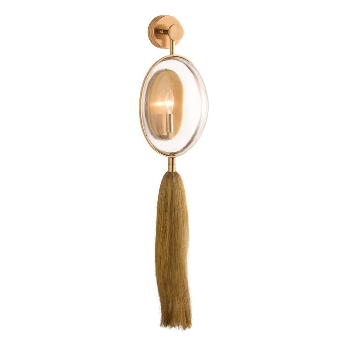 Umbria Wall Sconce 37", Antique Brass