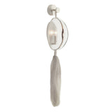Umbria Wall Sconce 37", Antique Silver