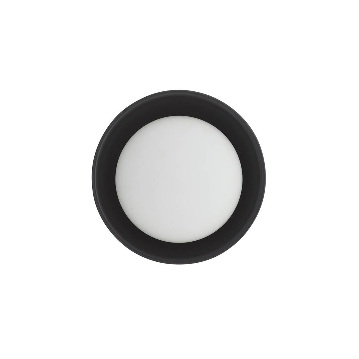 Hanley Wall Sconce 8", Matte Black Ceramic with Brass Accents