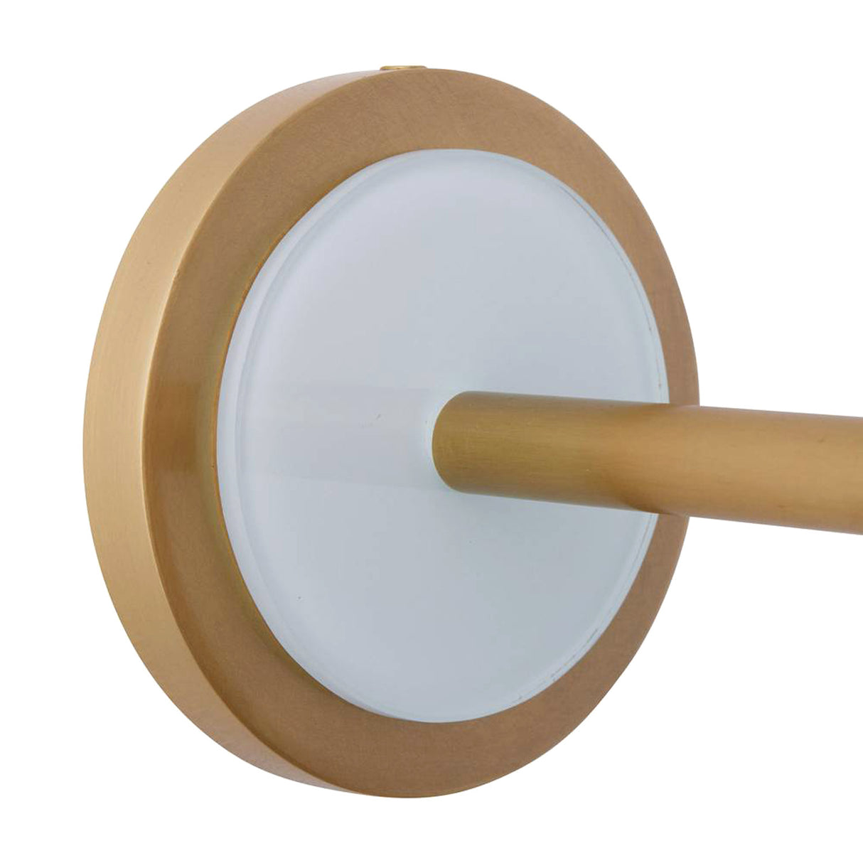 Lorien Wall Sconce 21", Antique Brass and Opal Glass