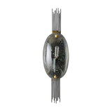 Octavien Wall Sconce 18", Aged Iron and Clear Seeded Glass