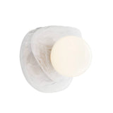 Pearlina Wall Sconce 13", Art Glass with Brass Accents