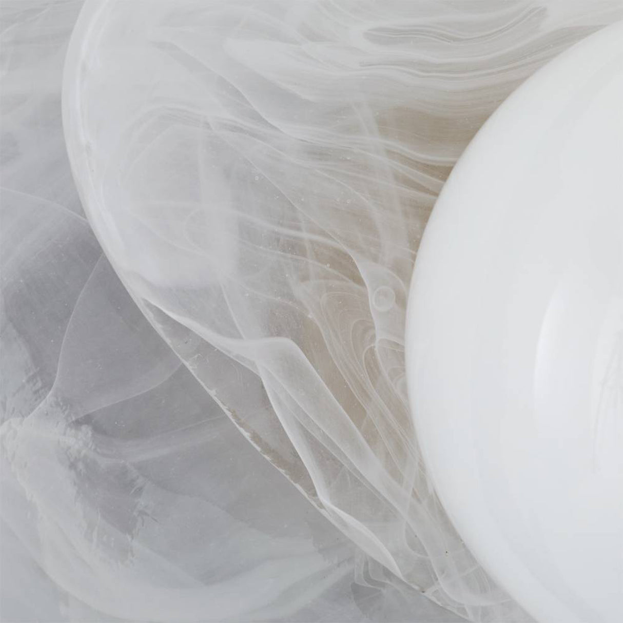 Pearlina Wall Sconce 13", Art Glass with Brass Accents