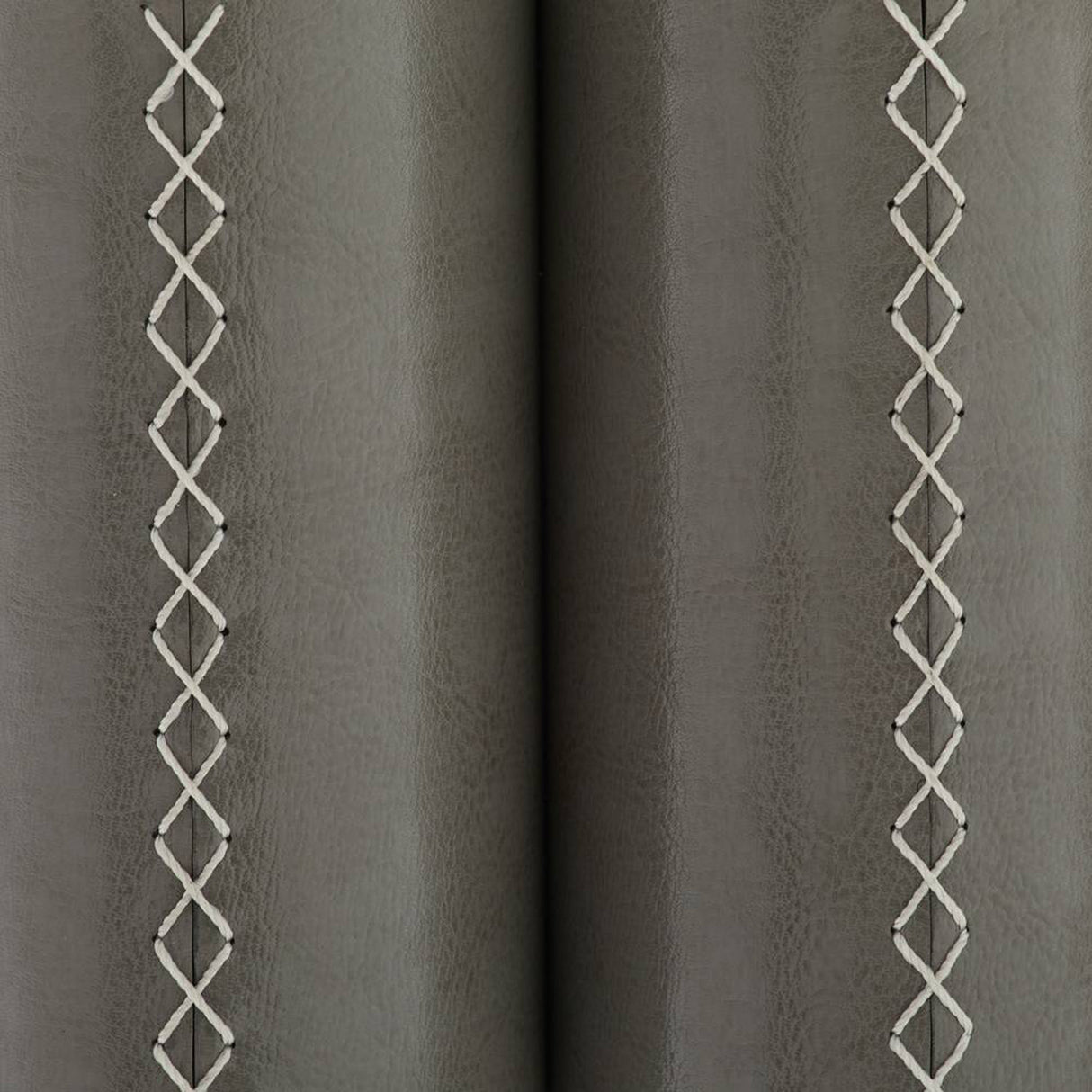 Rainier Wall Sconce 20", Brushed Bronze with Charcoal Leather Accents