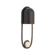 Bastion Wall Sconce 15", English Bronze with Marble Accent