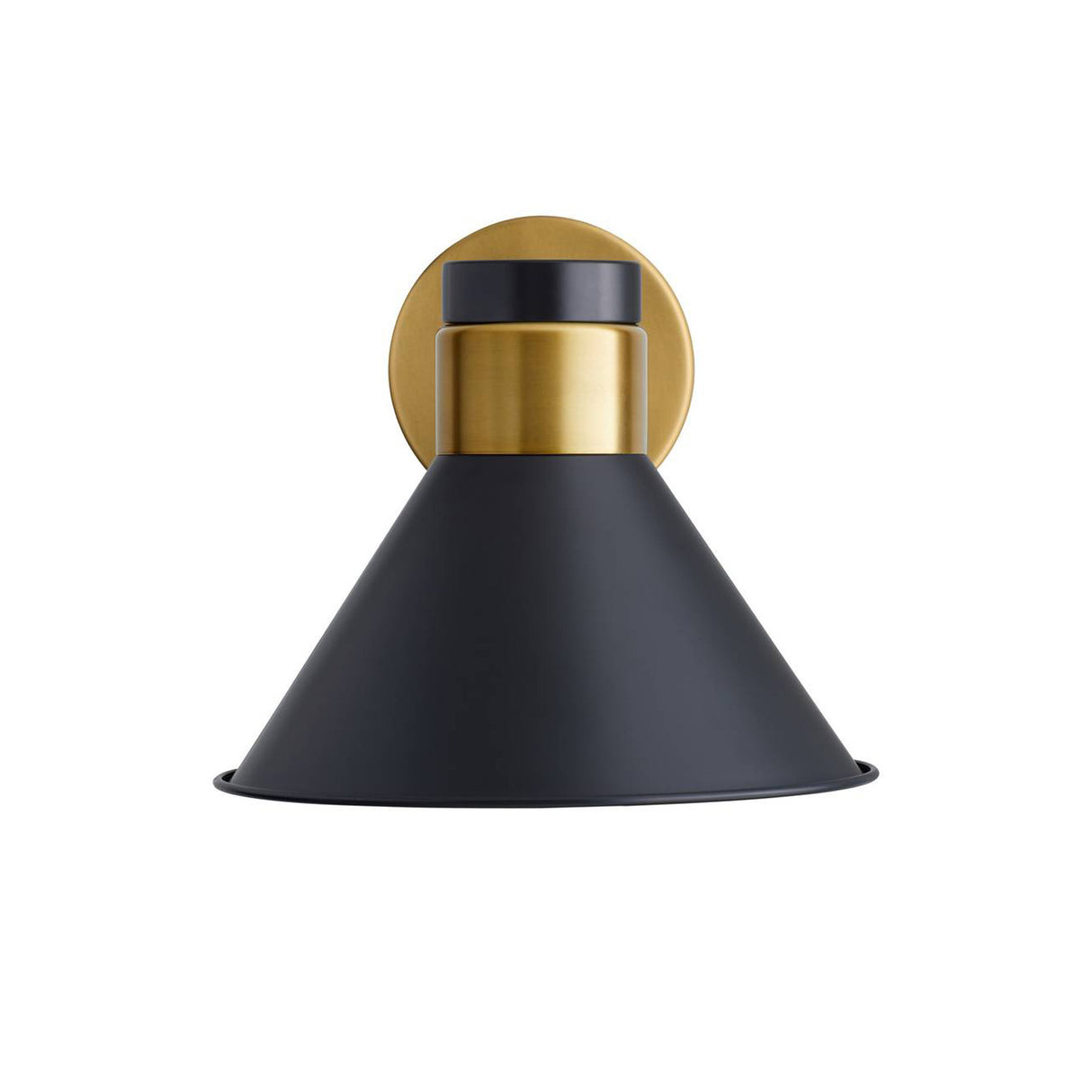 Cosette Adjustable Wall Sconce 8", Urban Bronze and Antique Brass